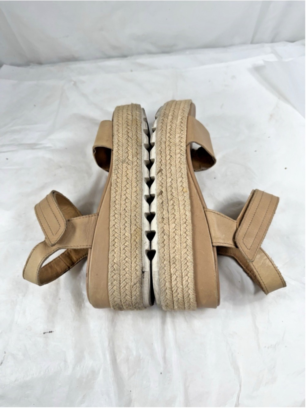 Sorel Cameron Wedge Cork Slingback Sandal Size 7 BEIGE - Picture 10 of 16